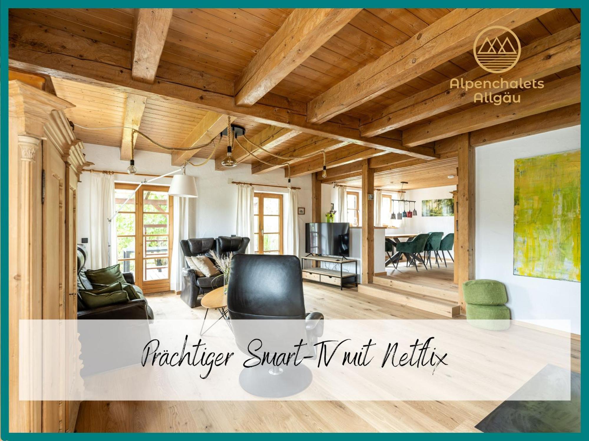 Gemuetliches Ferienhaus Mit Garten Kamin, Eine Separate Ferienwohnung, Neu Renoviert, Ideal Fuer Familien Und Gruppen Immenstadt im Allgäu Extérieur photo